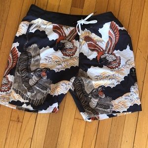 VISSLA - Hoffman California Fabrics swim trunks size 36